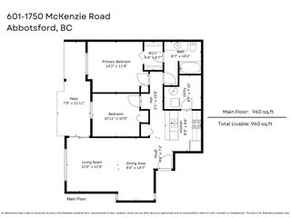 Photo 5: 601 1750 MCKENZIE Road in Abbotsford: Poplar Condo for sale in "Alderglen" : MLS®# R2874755