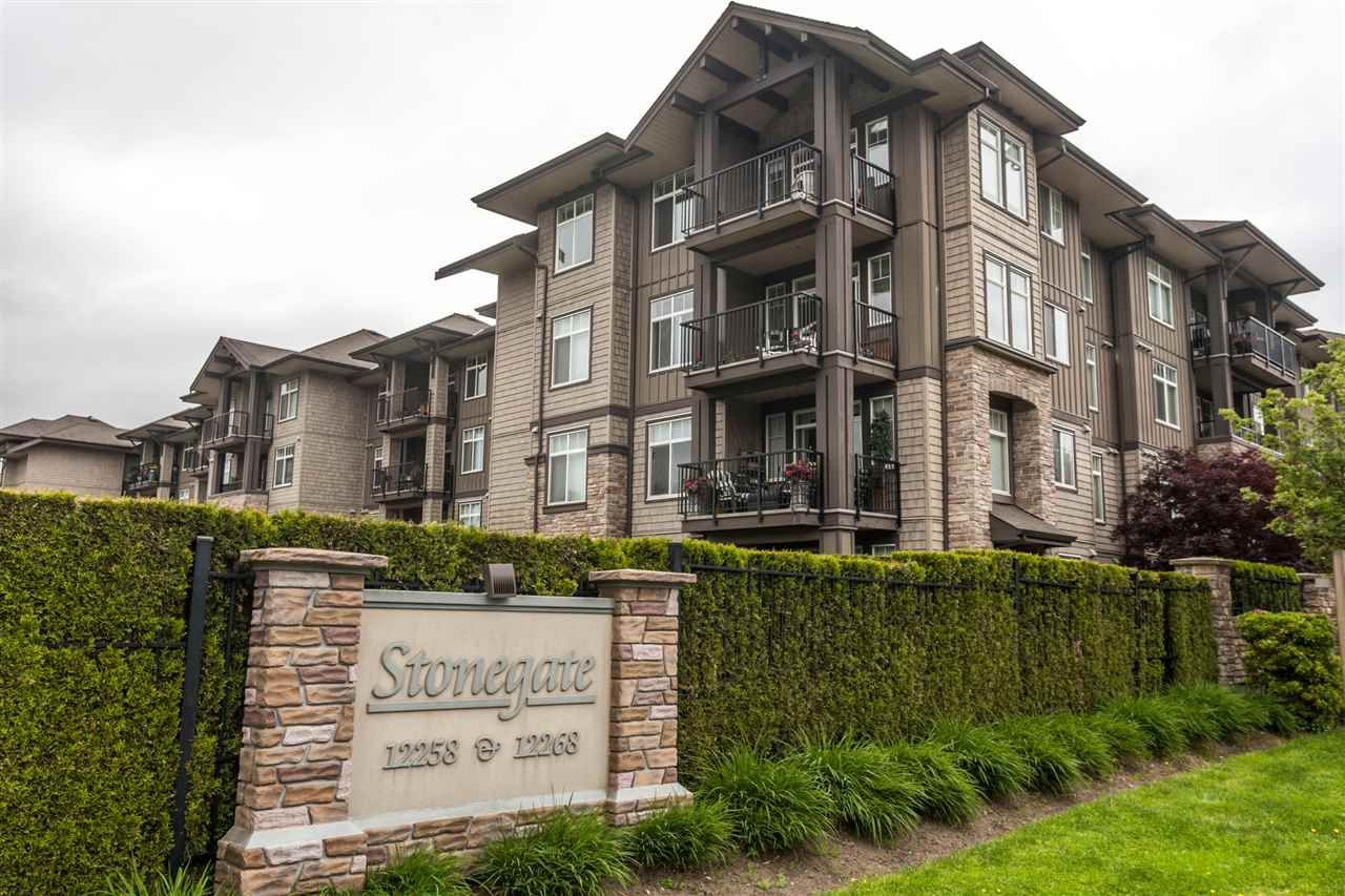 Main Photo: 321 12258 224 Street in Maple Ridge: East Central Condo for sale in "STONEGATE" : MLS®# R2269593