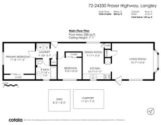 Photo 31: 72 24330 FRASER Highway in Langley: Otter District Manufactured Home for sale in "Langley Grove Estates" : MLS®# R2748626