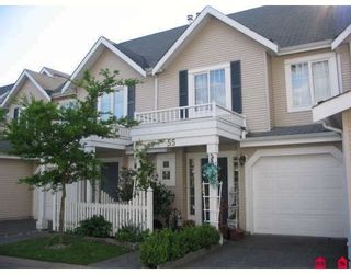 Photo 1: 55 13499 92ND Avenue in Surrey: Queen Mary Park Surrey Townhouse for sale in "CHATHAM LANE" : MLS®# F2910541