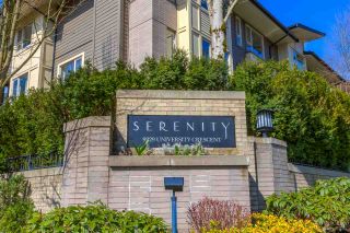 Photo 1: 122 9229 UNIVERSITY Crescent in Burnaby: Simon Fraser Univer. Townhouse for sale in "Serenity" (Burnaby North)  : MLS®# R2560614