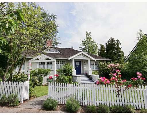 Main Photo: 1149 DEVONSHIRE in Vancouver: Shaughnessy House for sale (Vancouver West)  : MLS®# V752311