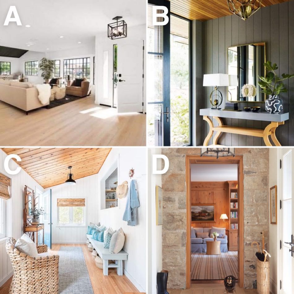 Which gorgeous House & Home entryway would you choose? 