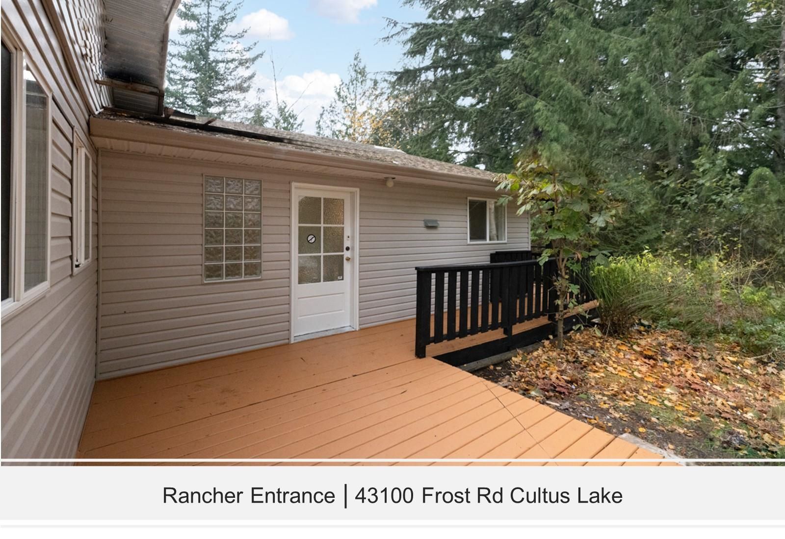 Photo 2: Photos: 43100 FROST Road: Columbia Valley House for sale (Cultus Lake)  : MLS®# R2637712
