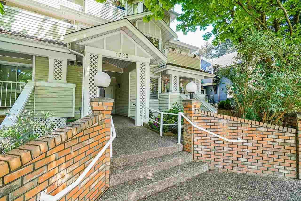 Main Photo: 101 1723 FRANCES Street in Vancouver: Hastings Condo for sale in "Shalimar Gardens" (Vancouver East)  : MLS®# R2579719