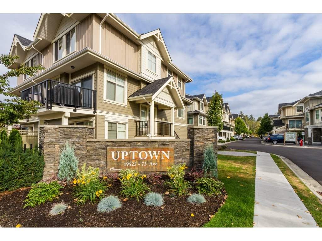 Main Photo: 32 19525 73 Avenue in Surrey: Clayton Townhouse for sale in "Uptown" (Cloverdale)  : MLS®# R2104532