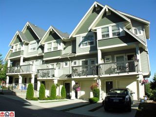 Photo 1: 26 15065 58TH Avenue in Surrey: Sullivan Station Townhouse for sale in "SPRINGHILL" : MLS®# F1027637