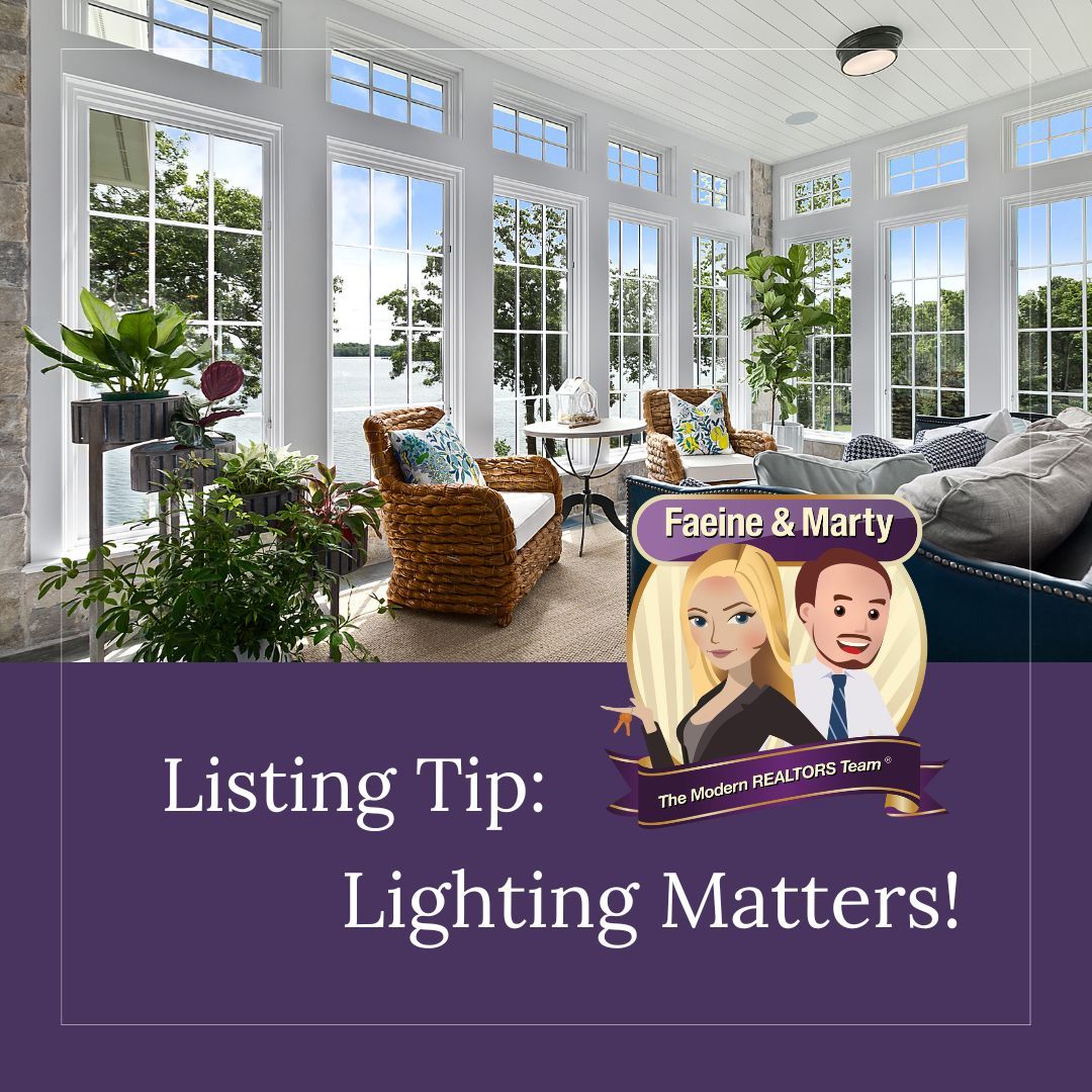 Listing Tip: Lighting Matters!