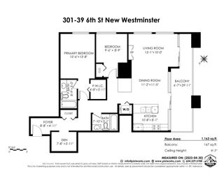 Photo 2: 301 39 SIXTH Street in New Westminster: Downtown NW Condo for sale in "Quantum" : MLS®# R2877546