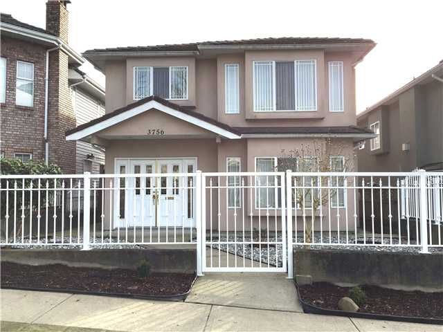Main Photo: 3756 UNION ST in Burnaby: Willingdon Heights House for sale (Burnaby North)  : MLS®# V1105450