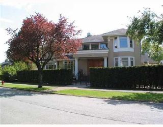 Photo 1: 1188 W 32ND Avenue in Vancouver: Shaughnessy House for sale in "SHAUGHNESSY" (Vancouver West)  : MLS®# V759832
