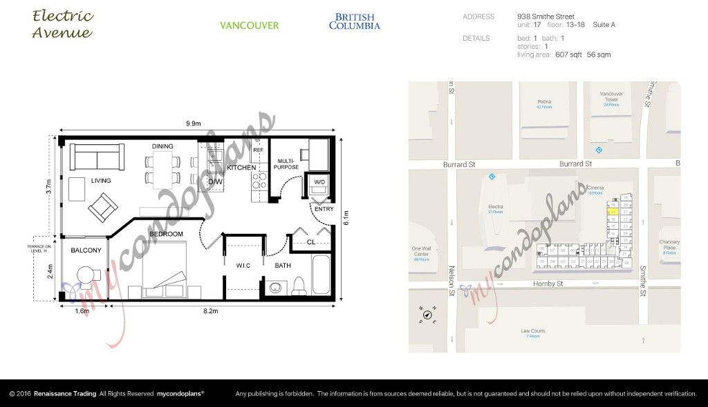 Photo 4: Photos: 938 Smithe St in Vancouver: West End NW Condo for rent (vancouver) 