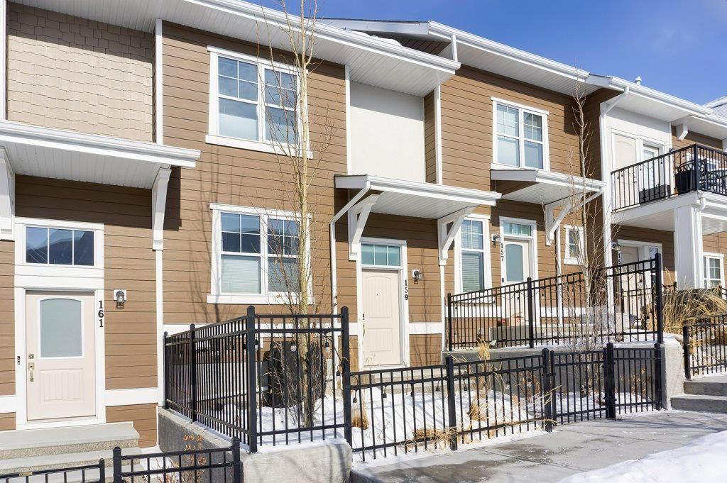 Main Photo: 159 Cranbrook Walk SE in Calgary: Cranston Row/Townhouse for sale : MLS®# A2030244