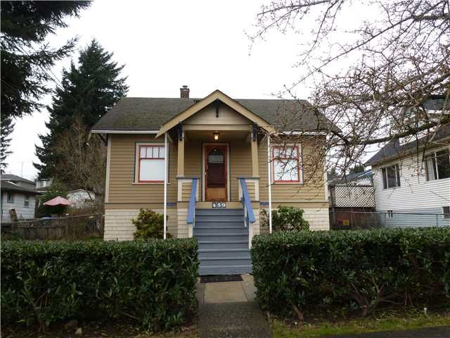Main Photo: 459 ROUSSEAU Street in New Westminster: Sapperton House for sale : MLS®# V1041361