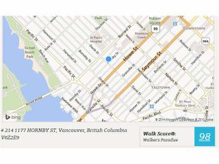 Photo 2: 214 1177 HORNBY Street in Vancouver: Downtown VW Condo for sale in "LONDON PLACE" (Vancouver West)  : MLS®# V1062008