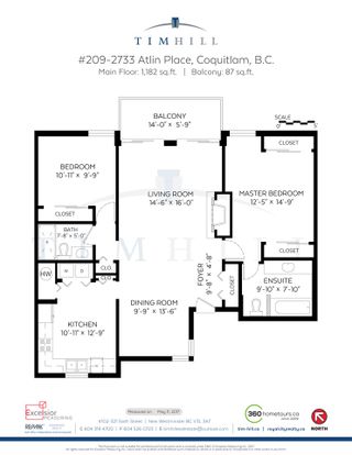 Photo 20: 209 2733 ATLIN Place in Coquitlam: Coquitlam East Condo for sale in "ATLIN COURT" : MLS®# R2166534