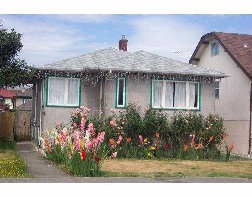 Main Photo: 2419 E GEORGIA ST in Vancouver: Renfrew VE House for sale (Vancouver East)  : MLS®# V603517