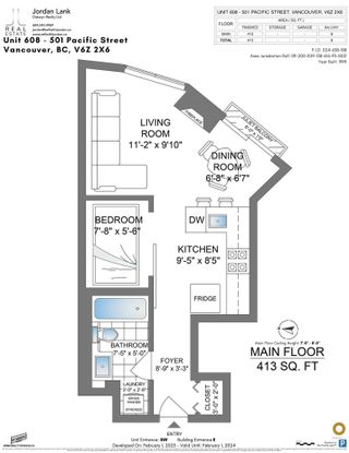 Photo 20: 608 501 PACIFIC Street in Vancouver: Downtown VW Condo for sale (Vancouver West)  : MLS®# R2751152