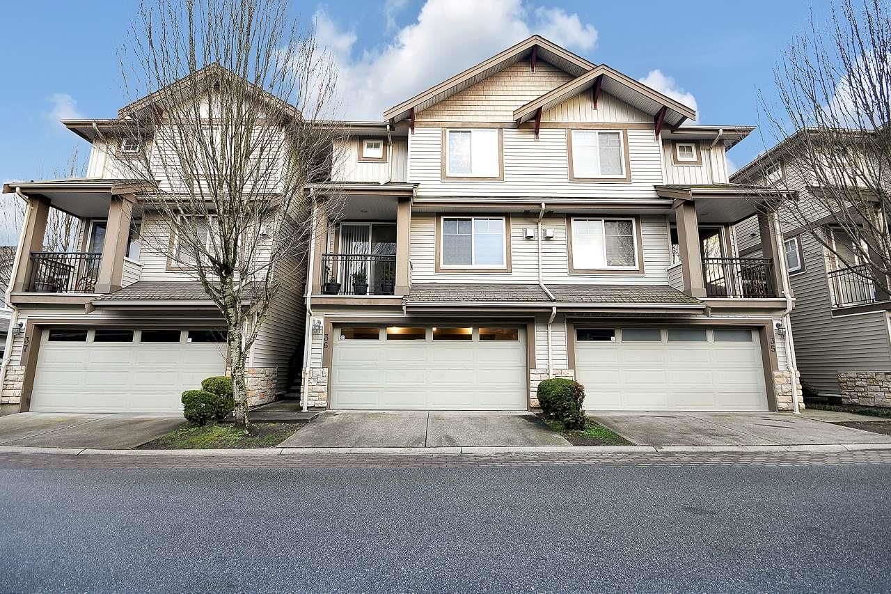 Main Photo: 36 14453 72 Avenue in Surrey: East Newton Townhouse for sale in "Sequoia Green" : MLS®# R2654230