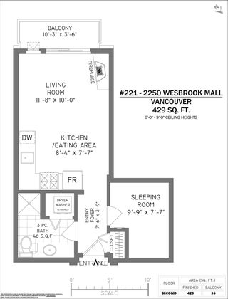 Photo 16: 221 2250 WESBROOK Mall in Vancouver: University VW Condo for sale in "Chaucer Hall" (Vancouver West)  : MLS®# R2594557