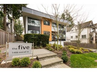 Photo 1: 3 1466 EVERALL Street: White Rock Townhouse for sale in "THE FIVE" (South Surrey White Rock)  : MLS®# R2351081