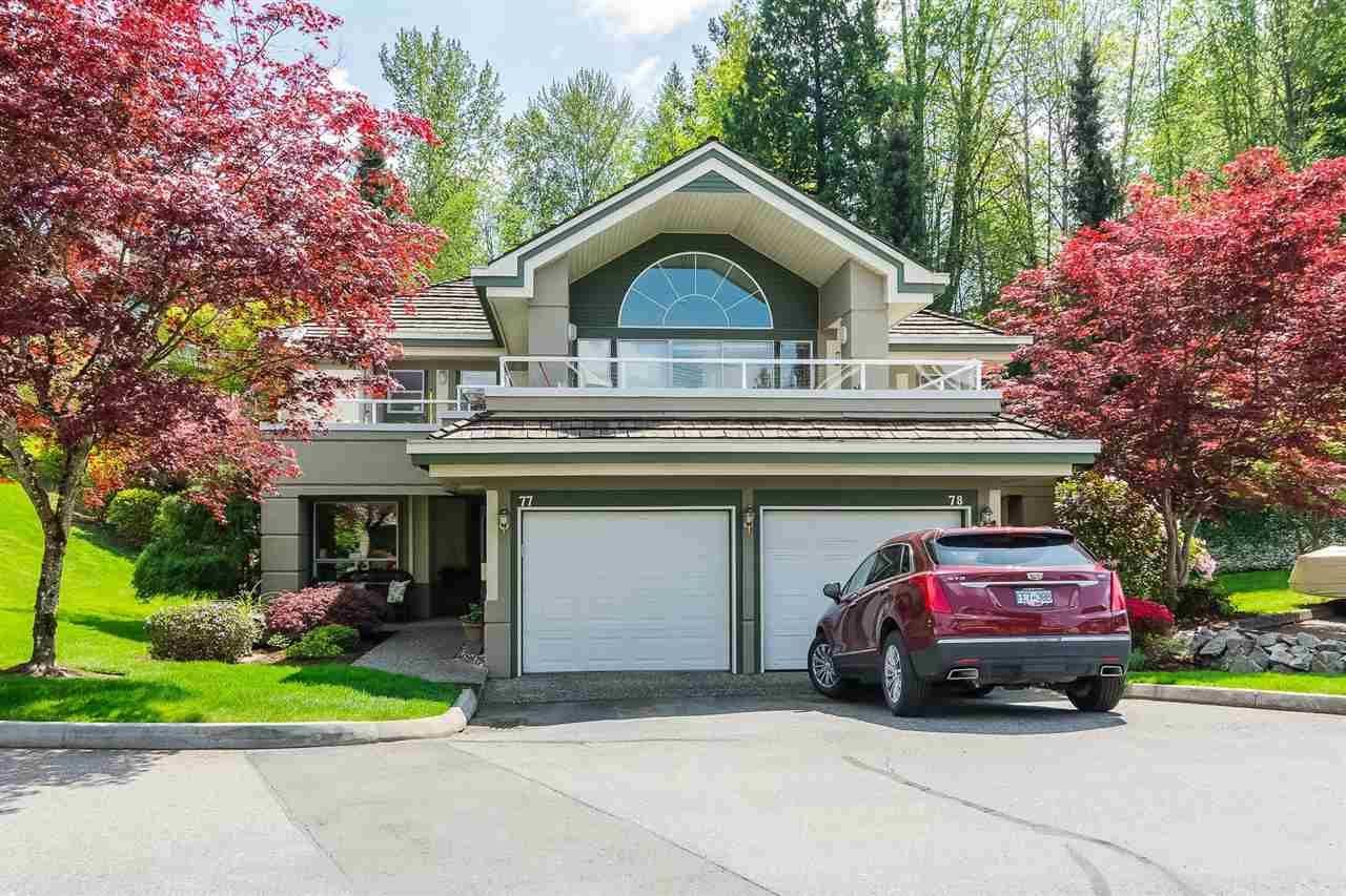 Main Photo: 77 4001 OLD CLAYBURN Road in Abbotsford: Abbotsford East Townhouse for sale in "CEDAR SPRINGS" : MLS®# R2264547