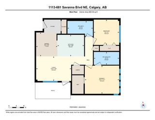 Photo 25: 1113 681 Savanna Boulevard NE in Calgary: Saddle Ridge Apartment for sale : MLS®# A2125907