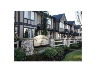 Photo 1: 55 20176 68TH Avenue in Langley: Willoughby Heights Townhouse for sale in "STEEPLECHASE" : MLS®# F1413179