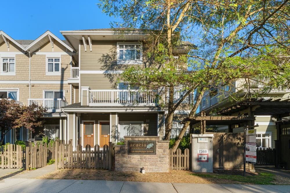 Main Photo: 161 7388 MACPHERSON Avenue in Burnaby: Metrotown Townhouse for sale in "Acacia Gardens" (Burnaby South)  : MLS®# R2738930
