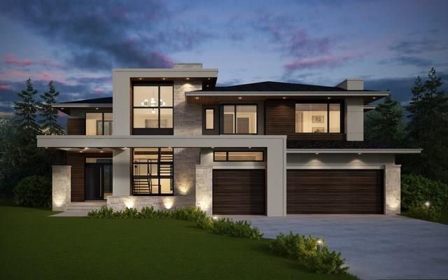 Rendering of house from the City of Calgary approved Development Permit