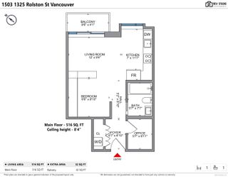 Photo 7: 1503 1325 ROLSTON Street in Vancouver: Downtown VW Condo for sale in "The Rolston" (Vancouver West)  : MLS®# R2860359