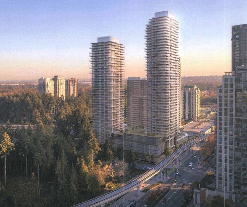 Trio of tall towers proposed for Coquitlam city centre