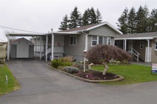 Photo 1: 74 31313 LIVINGSTONE Avenue in Abbotsford: Abbotsford West Manufactured Home for sale in "Paradise Park" : MLS®# R2152375