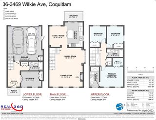 Photo 4: 36 3459 WILKIE AVENUE in Coquitlam: Burke Mountain Townhouse for sale : MLS®# R2677781