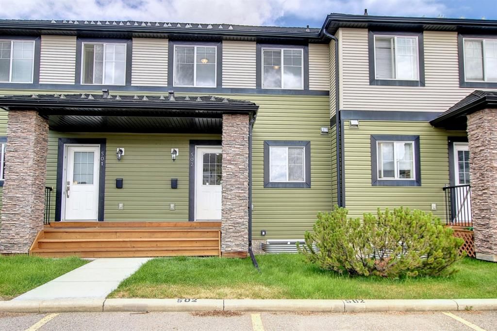 Main Photo: 502 140 Sagewood Boulevard SW: Airdrie Row/Townhouse for sale : MLS®# A1243853