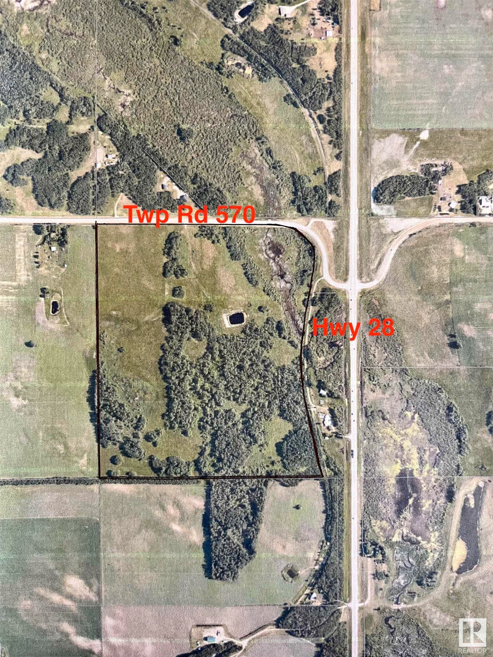 Main Photo: West of Hwy 28 & Twp Rd 570: Rural Sturgeon County Vacant Lot/Land for sale : MLS®# E4338066