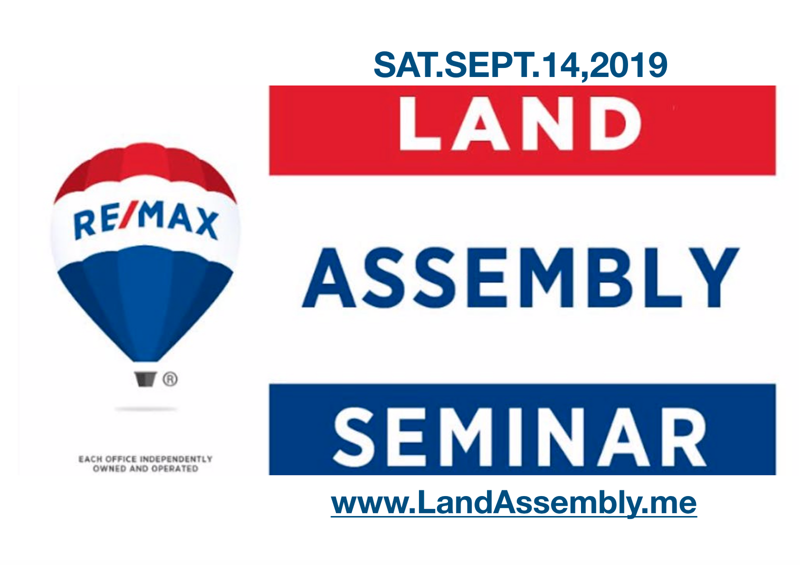 4th ANNUAL LAND ASSEMBLY SEMINAR & EBOOK LAUNCH