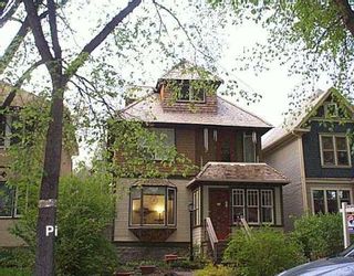 Photo 1: 188 CHESTNUT Street in Winnipeg: West End / Wolseley Single Family Detached for sale (West Winnipeg)  : MLS®# 2606999
