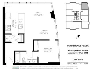 Photo 19: 2804 438 SEYMOUR Street in Vancouver: Downtown VW Condo for sale in "CONFERENCE PLAZA" (Vancouver West)  : MLS®# R2317789