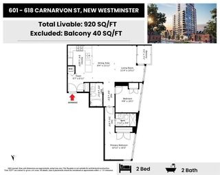 Photo 20: 601 618 CARNARVON Street in New Westminster: Downtown NW Condo for sale in "618 Carnarvon" : MLS®# R2874131