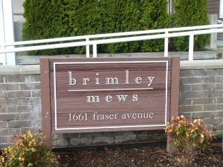Photo 1: 405 1661 FRASER Avenue in Port Coquitlam: Glenwood PQ Townhouse for sale in "BRIMLEY MEWS" : MLS®# V1081063