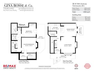 Photo 39: 36 W 14TH AVENUE in Vancouver: Mount Pleasant VW Townhouse for sale (Vancouver West)  : MLS®# R2541841
