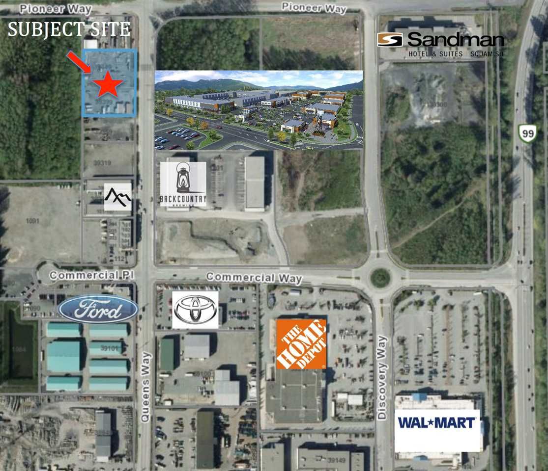 Main Photo: 39449 QUEENS Way in Squamish: Business Park Land Commercial for sale : MLS®# C8015215
