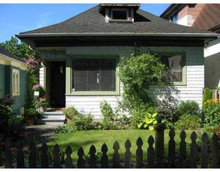 Photo 1: 1807 7TH AV in Vancouver: Grandview VE House for sale (Vancouver East)  : MLS®# V551661