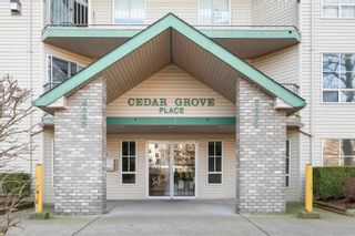 Photo 1: 302 2435 CENTER Street in Abbotsford: Abbotsford West Condo for sale in "CEDAR GROVE PLACE" : MLS®# R2858357