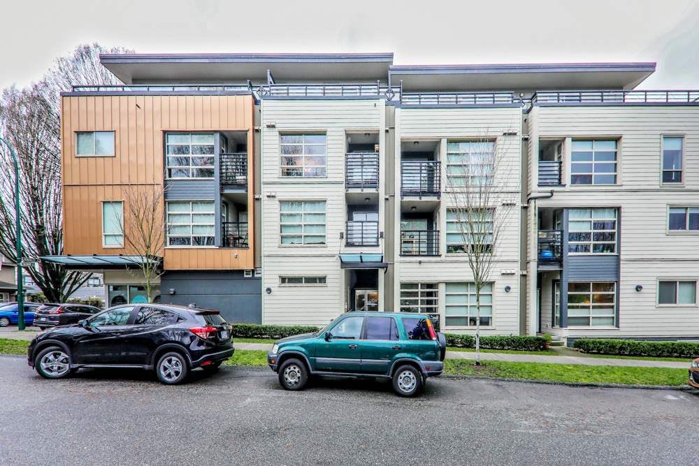 Main Photo: 101 885 SALSBURY Drive in Vancouver: Hastings Condo for sale (Vancouver East)  : MLS®# R2328384