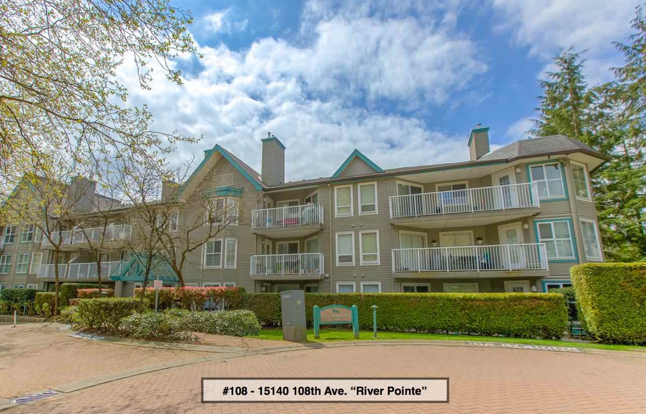 Main Photo: 108 15140 108 Avenue in Surrey: Bolivar Heights Condo for sale in "River Pointe "The Harrison"" (North Surrey)  : MLS®# R2265411