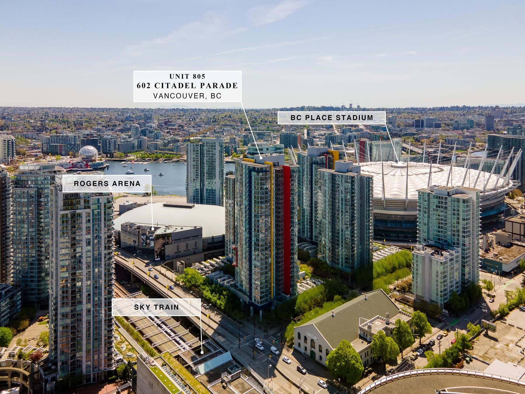 Main Photo: 805 602 CITADEL PARADE in Vancouver: Downtown VW Condo for sale (Vancouver West)  : MLS®# R2777729