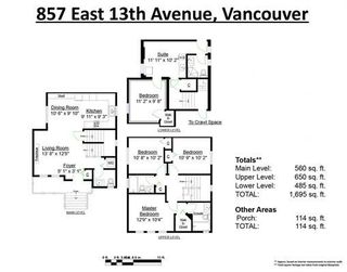 Photo 20: 857 E 13TH AVENUE in Vancouver: Mount Pleasant VE 1/2 Duplex for sale (Vancouver East)  : MLS®# R2050276