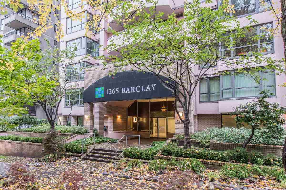 Main Photo: 803 1265 BARCLAY Street in Vancouver: West End VW Condo for sale in "THE DORECHESTER" (Vancouver West)  : MLS®# R2012013
